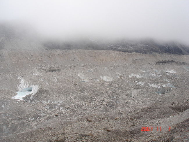 氷もいたるところに…。