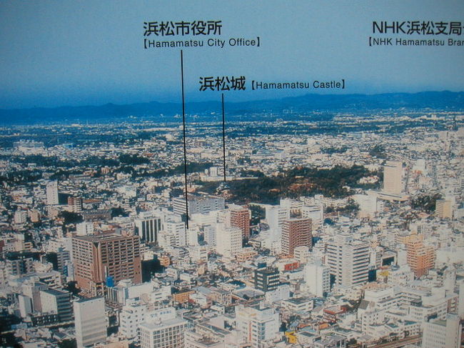浜松城でした。たぶん江戸時代は一番高い建物だったのでしょう…。<br />今は城下町の方が高くなってしまいました。