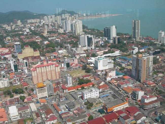 ペナンの中心にあるタワーから。