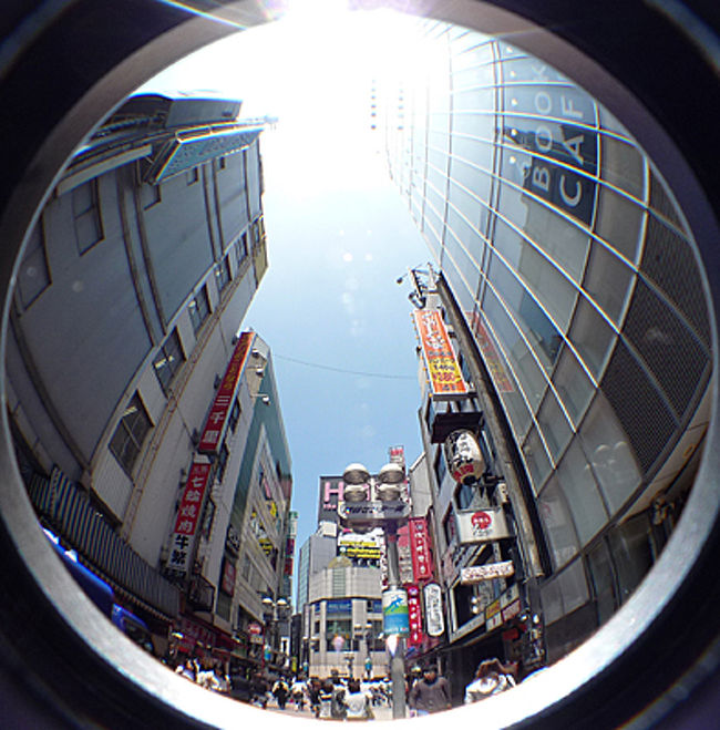 簡易魚眼レンズで遊ぶ １ 東京の旅行記 ブログ By 茶柱たつこさん フォートラベル
