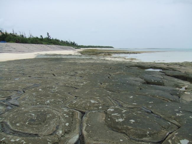 奥武島にある畳石。<br />とっても不思議な模様です。<br />自然の力ってすごいなぁと感じました。
