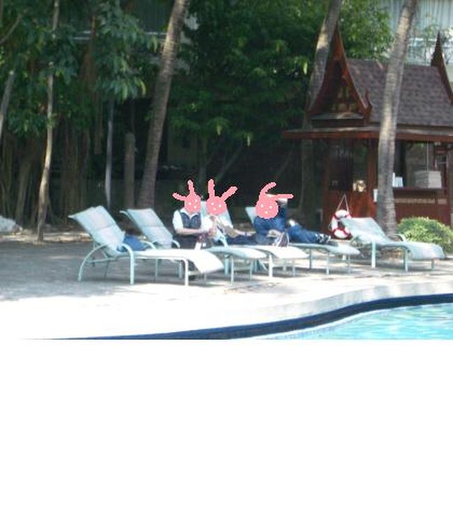 ヒルトンホテルでランチタイム