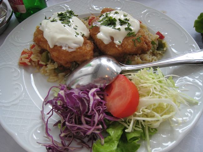 こちらはチキン。スロヴェニアの家庭料理っぽい感じです。