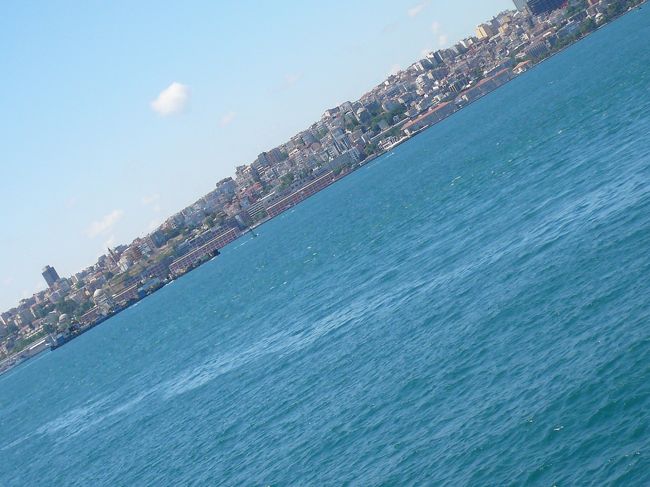 ヨーロッパ側、新市街の方は建物で埋め尽くされています。