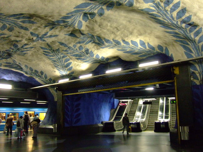 続いては第二位：T-Centralenこと中央駅（１０号線ホーム）。「歩き方p.319」には前述のクングストロードゴーデン駅との紹介がありますが、それは間違いです。