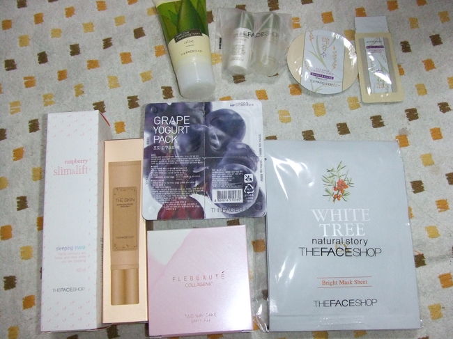 おみやげその?<br />化粧品たちです。<br />どれもこれもすごい安いんです〜☆<br />普段あまり買わない私も、思わず買い込んじゃいました！！！