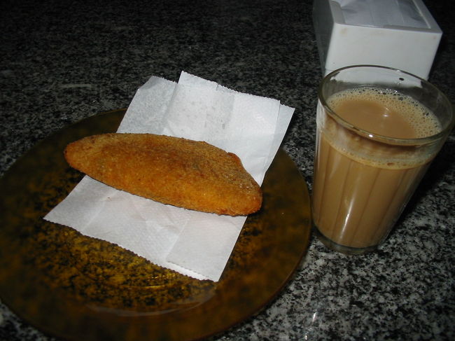 サンパウロいきのバスは19：30発（もう1本18：15発ありました）。<br /><br />23時頃サービスエリアに立ち寄り、また軽く食べました。<br />ここで飲んだカジュー（カシューナッツの実）ジュースが美味！<br />この後ひたすらのんでました。