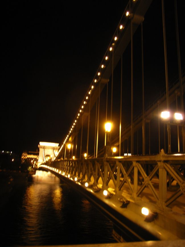橋もライトアップ。