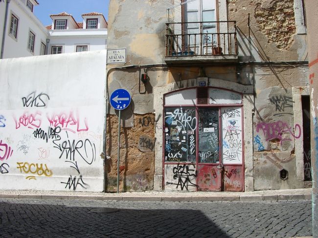 リスボンはとにかく落書きが多い！！