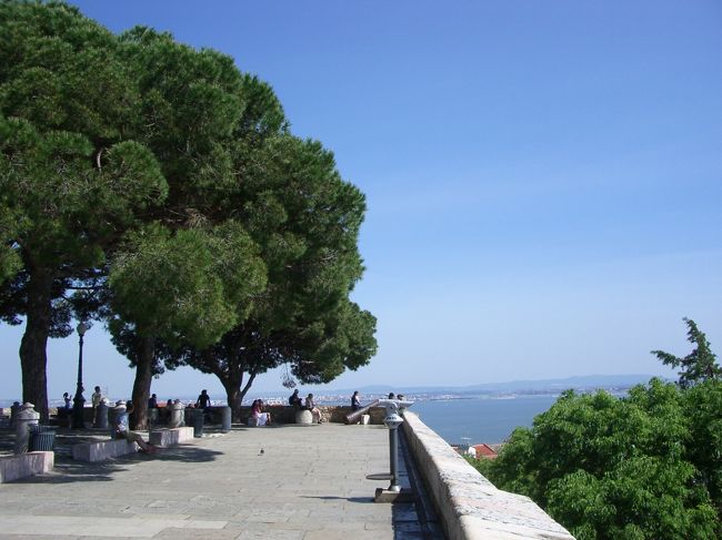 リスボンの街が一望