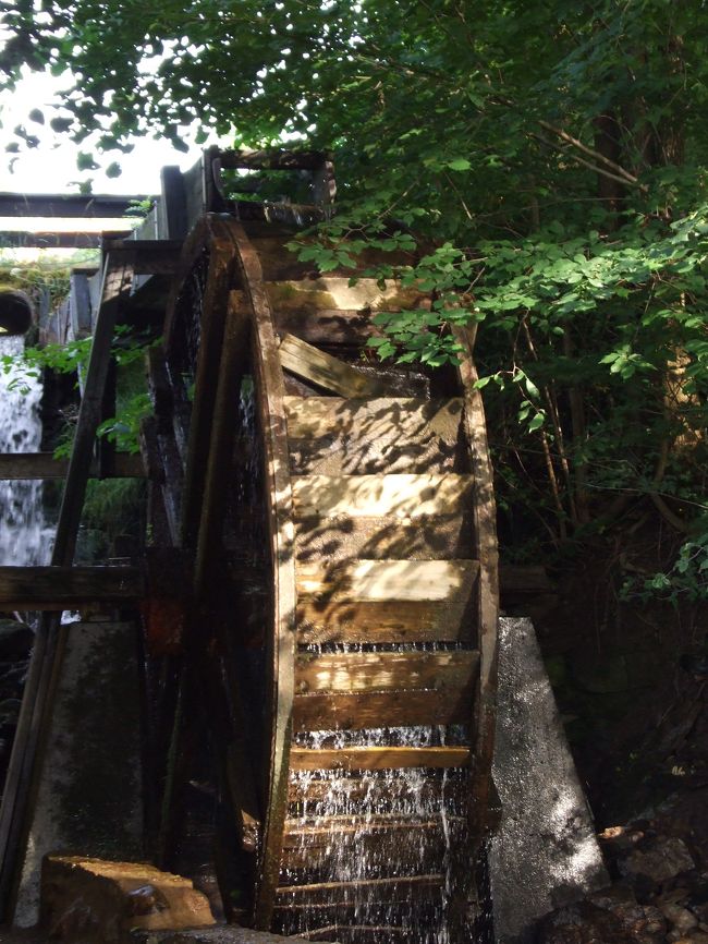 あっという間に一日が過ぎ、おうちに戻ってきました。私のお部屋は水車小屋です。といっても、水車が横にある普通のおうちですが、朝、窓をあけて、水車と川の流れる音を聞くと、非常にリフレッシュします。