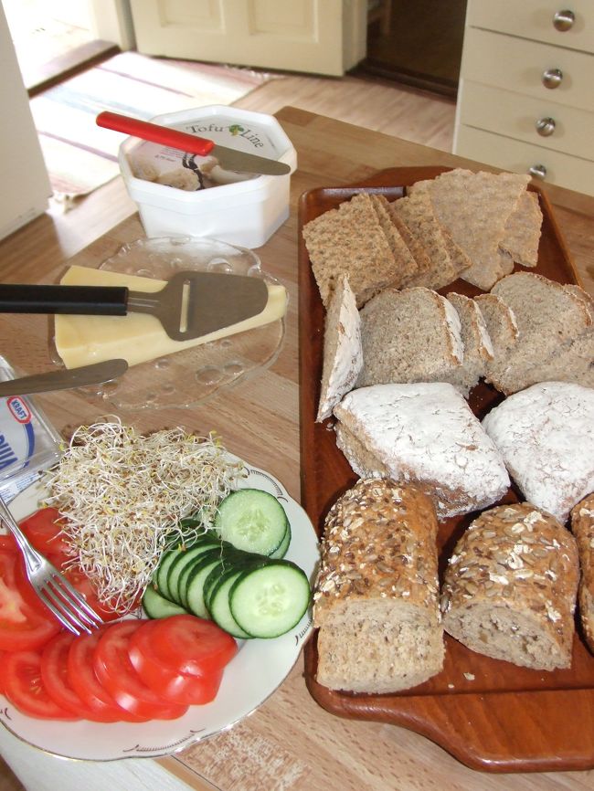 そして朝ごはん。パンがとても美味しい！