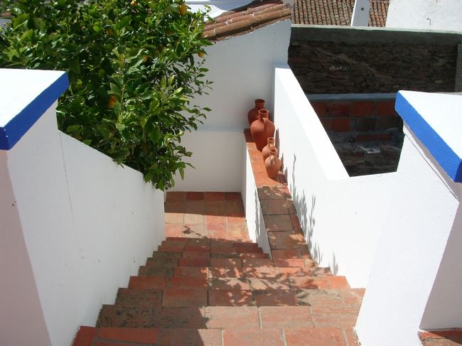 バルコニーから１階に降りる階段がある。<br />１階は、洗濯場や、テラスがあり、<br />大きなレモンの木も。