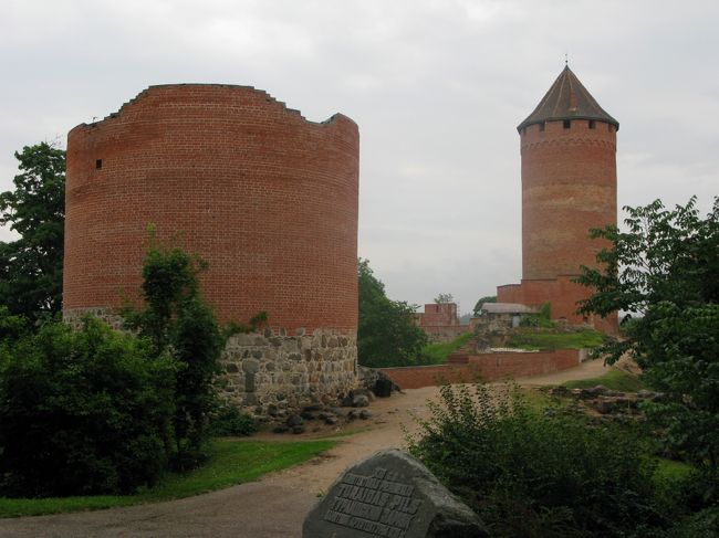 Turaida城，リトアニアのトラカイ城とならんで見たかったお城．１３世紀に最初建てられた．よく修復されている．