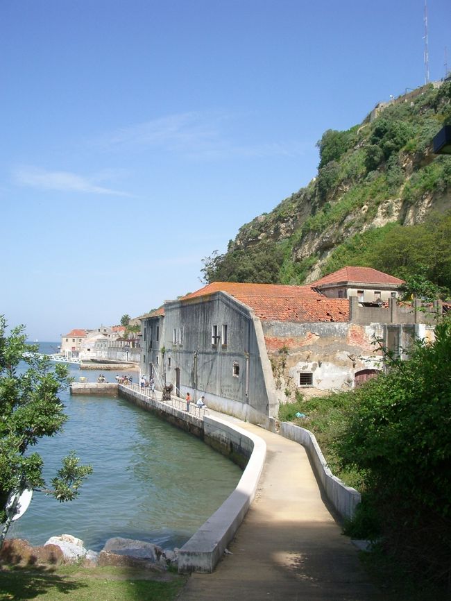 レストランを裏からみたところ。