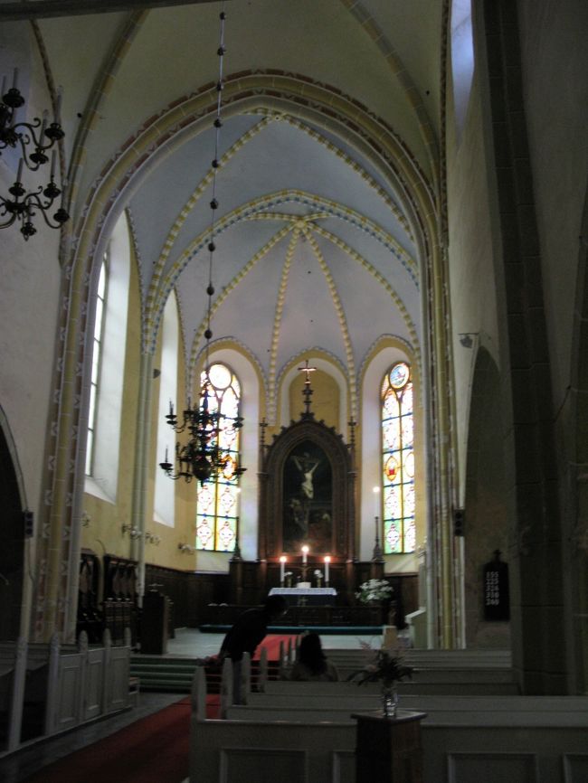 入場料0.5Ls,撮影料1.0Ls　ラトビアは別途撮影料を払えば中で写真が撮影できるところが多い．