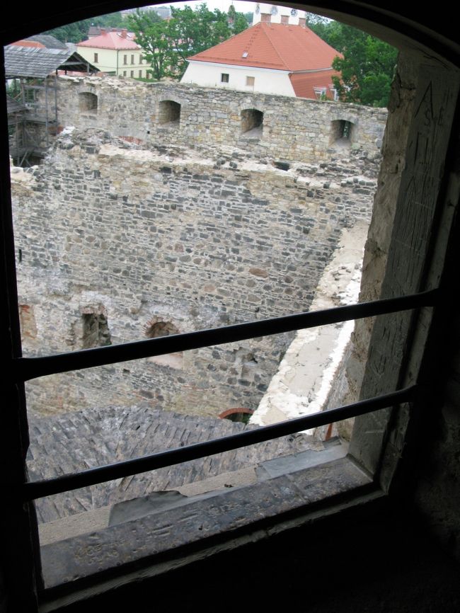 塔の上まできて外をのぞく