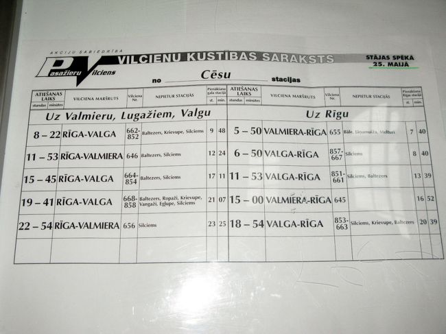 いちにちたった5往復．最終列車だ．
