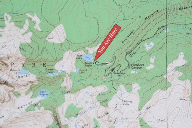 車で行けるベアレイク（Bear Lake）は標高約２８８８ｍです。