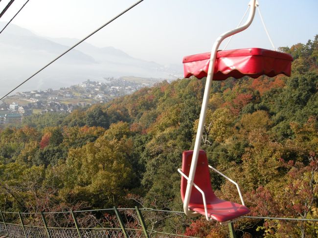 天橋立の帰りはゴンドラで。<br />高所恐怖症の私にこれを無理矢理乗せた母。<br />カナリわ〜きゃ〜叫んでました（笑）<br />係員さんに、宥められたりしちゃった。<br />もう２３歳なのに（≧ｍ≦）