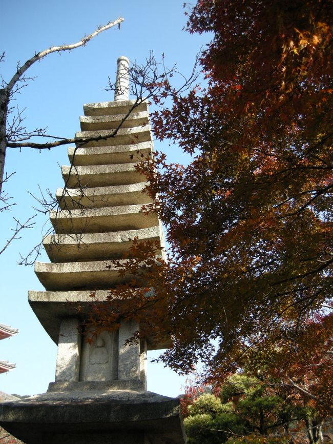 これも、もう、紅葉がメインか建物メインか<br />わからなくなってるし！（笑）<br />