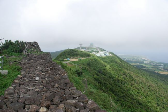 空港のある西側と<br />気象台<br />