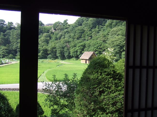 和田家の窓からみた風景。<br />