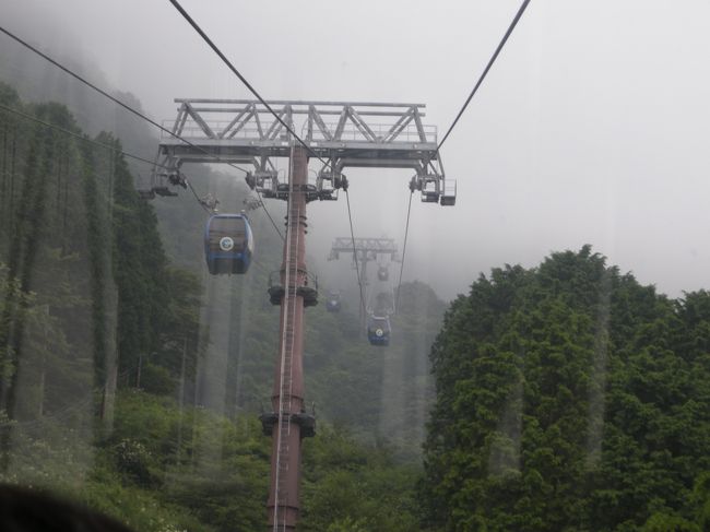 ついに乗りました！<br />高所恐怖症の私には怖かったけど、まだ、平気！<br />まだ…ね。