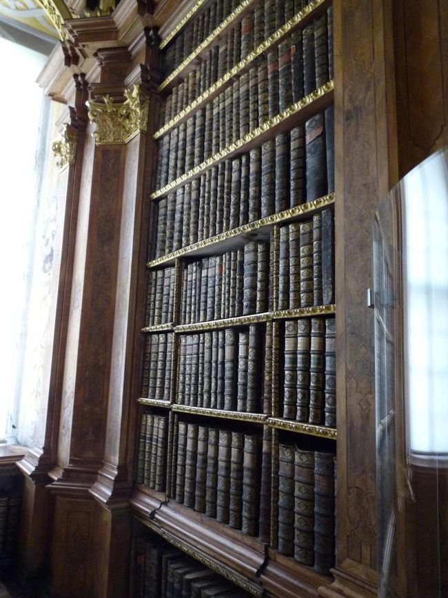 ブックカバーは約300年前にバロックに揃えたらしいです。<br />13〜16世紀の貴重な古文書もあります。