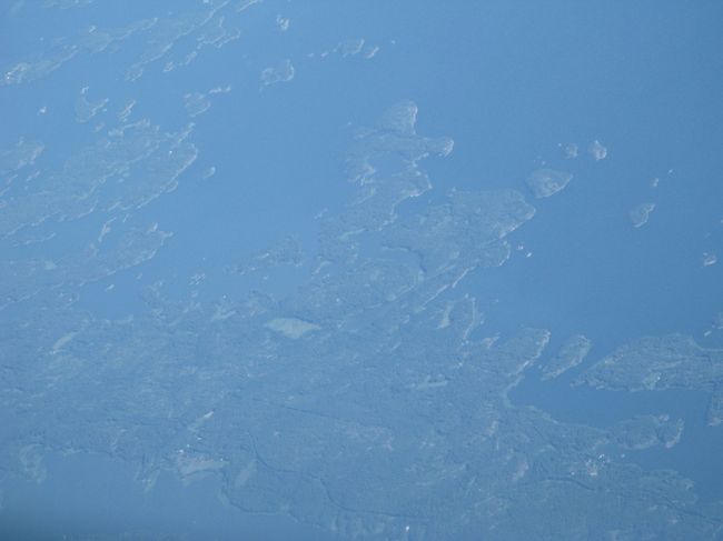 フィンランドHanko近くのSaaristo（群島）．島々がたくさん見える．