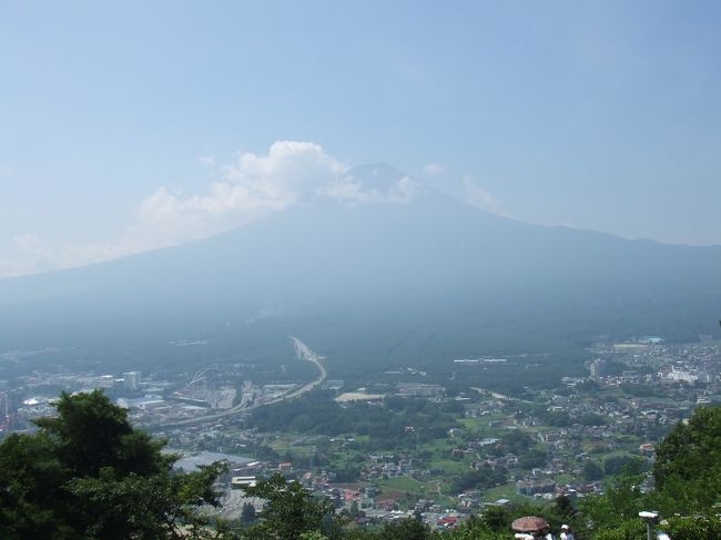 もう雲が出てしまって余り良く見えません。