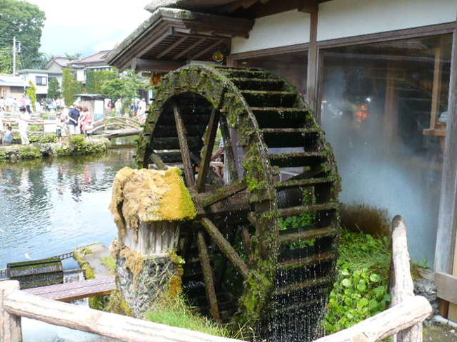 水車も回っています。