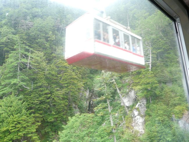 下界に戻る途中からガスも消えて見通しが利くようになってきました。