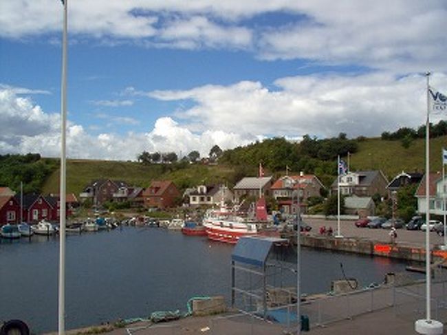 Ven港　スウェーデンらしい風景です。