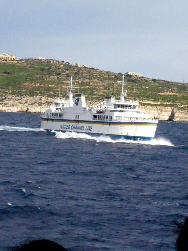←◆『ゴゾ島へ行くフェリー♪』<br /><br />これはゴゾ島を出るフェリーですね