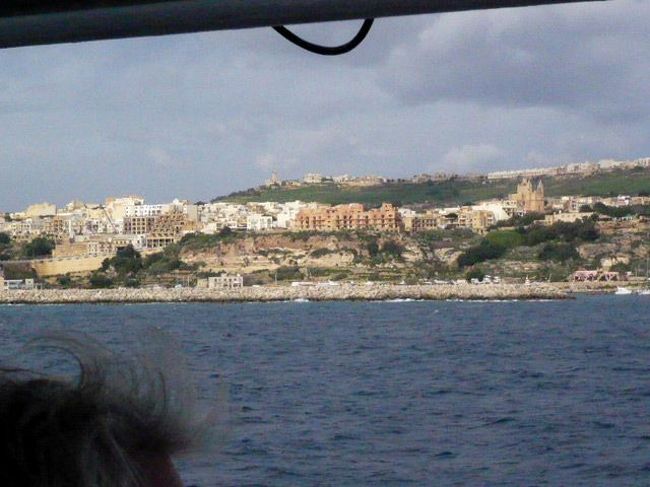 ←◆『ゴゾ島へ行くフェリー♪』<br /><br />おお〜、街並みが見渡せますよー