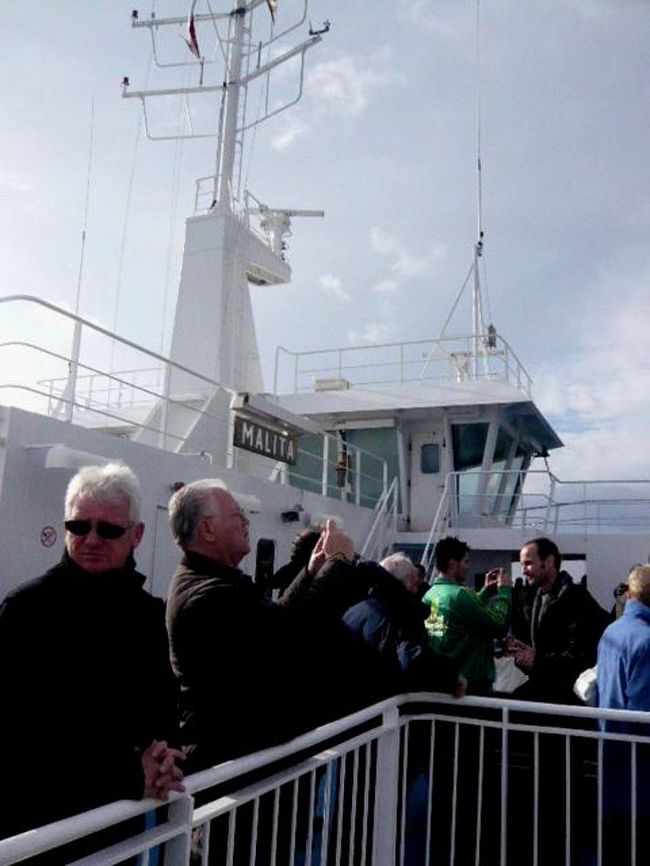 ←◆『ゴゾ島へ行くフェリー♪』<br /><br />さっ皆さん、そろそろ降りますよー