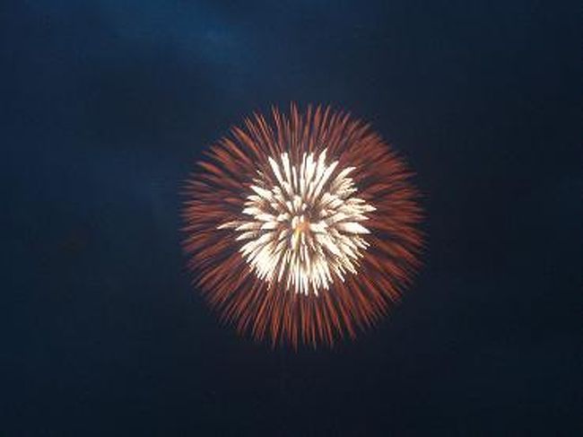 １９時頃、辺りも薄暗くなってきて、いよいよ花火大会スタートです！！