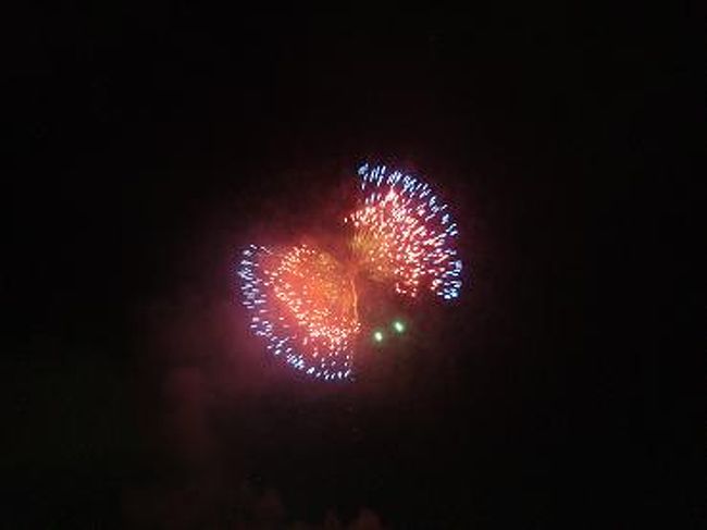蝶々みたいな、花火も♪