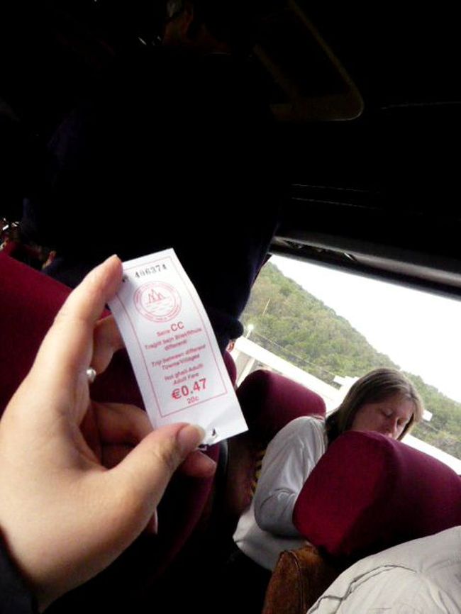 ←◆『ゴゾ島のバスで♪』 <br /><br />ゴゾ島もバスは0.47ユーロ