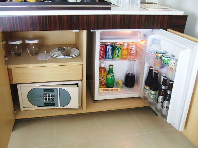 冷蔵庫内は全て無料♪<br />追加分は有料ですが、かなりの量が入ってるので私でも追加なしで大丈夫でした＾＾；<br /><br />ワイン、スライスにしたレモンなども用意されてましたよ〜