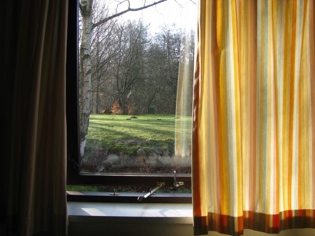 朝起きてすぐ。<br /><br />カーテンもかわいいでしょ。