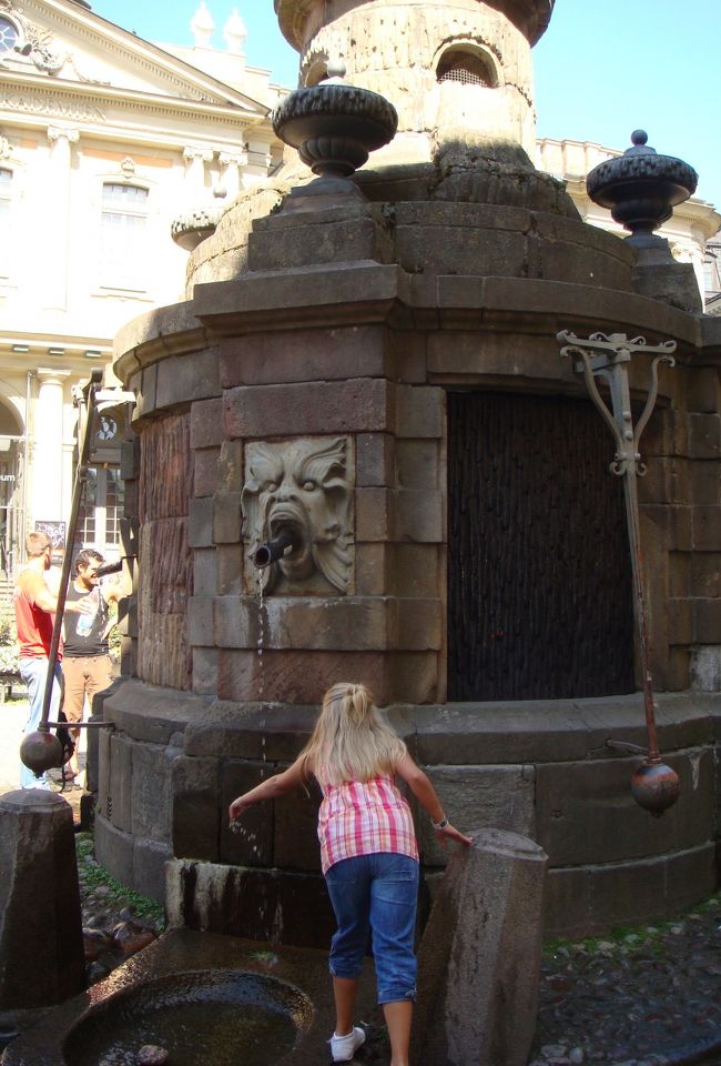 この日は歩くと暑いので、涼を求めて顔に水をかけたり、空のペットボトルに水を汲んでいく人が多かった。<br /><br />北欧の水道水は飲料に適しているので問題はなさそうだけど、このお水は大丈夫？<br />