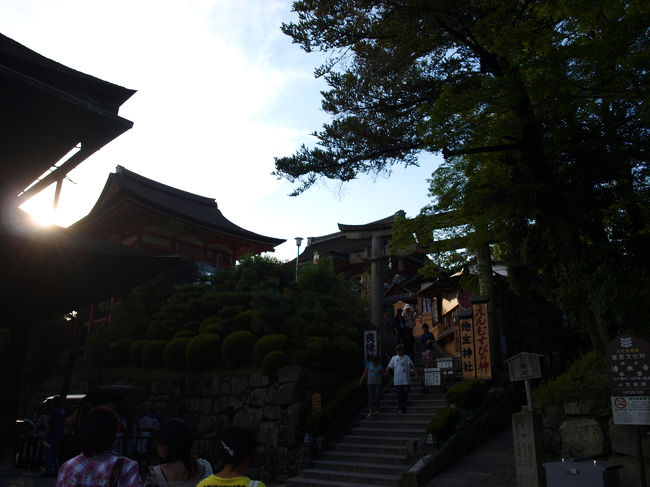 京都は暑い街ですが、緑が多くその中は涼しいです