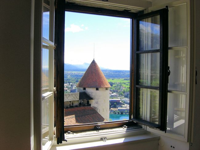 城内から外の景色