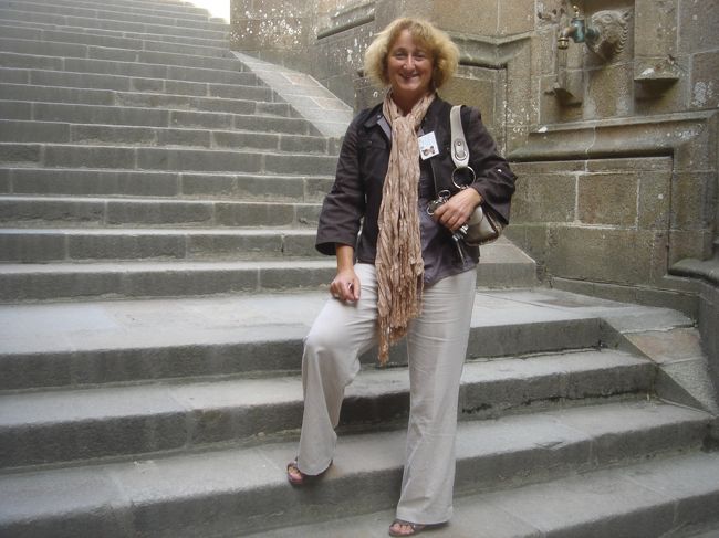 <br /><br /><br />モン・サン・ミッシェルのガイドさん