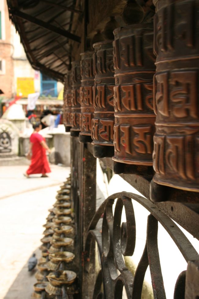 ボダナート/Boudhanath<br />マニ車
