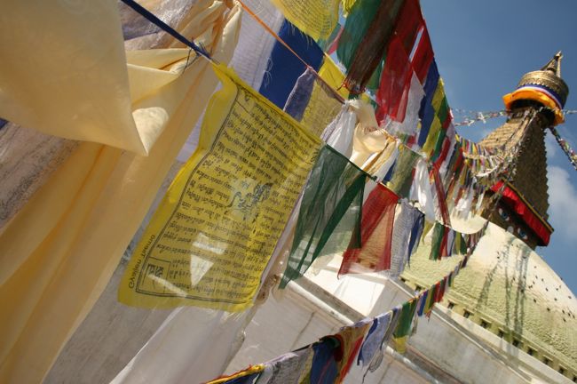 ボダナート/Boudhanath<br />タルチョ（祈祷旗）