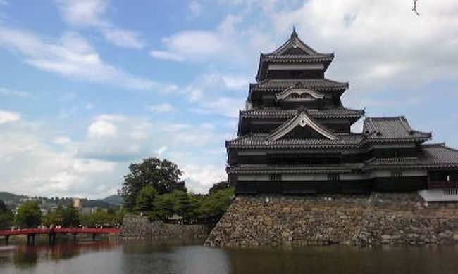 【松本城】<br /><br />石落（いしおとし）や狭間（さま）もたくさんありました。<br />石落は石垣を登ってくる敵を防ぐ工夫がされてます。<br />いつもは木の蓋がしてありますが、この日は一部取って公開してました。<br />狭間は矢狭間、鉄砲狭間があり合わせて115箇所もあります。<br /><br />どこの階段も急で昇り降りが大変でした。<br />昔は袴や着物でこの階段を昇り降りしてたのかと思うとすごいです。<br />ましてや鎧をつけての昇り降りは尊敬に値します。