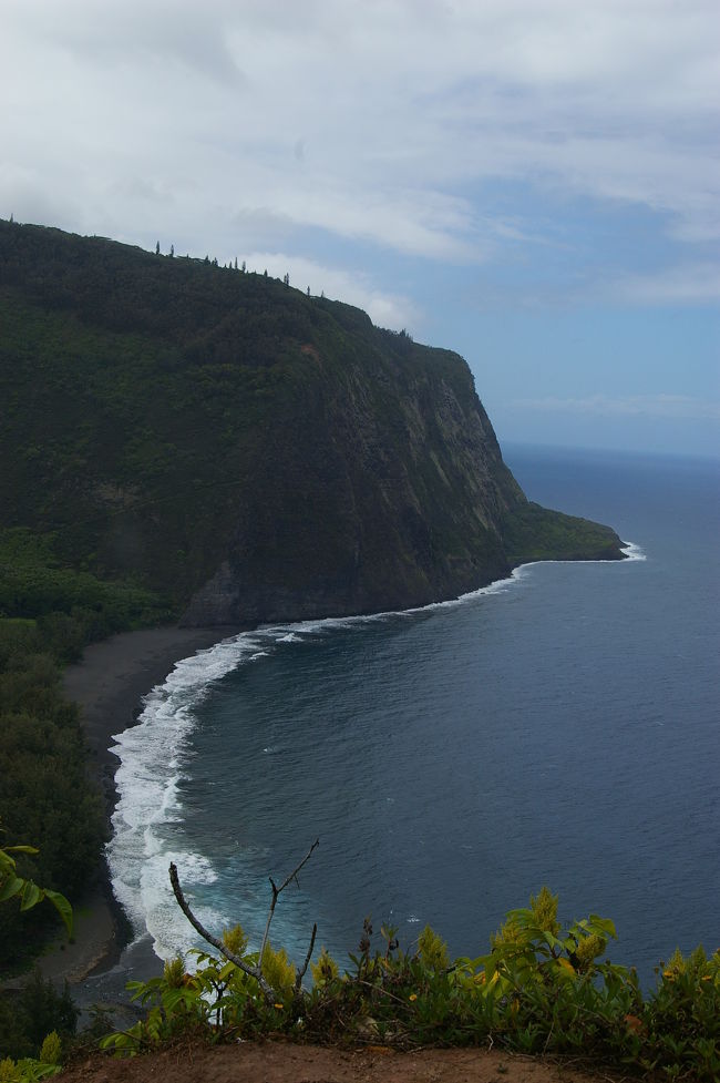 午後からはワイピオ渓谷へ。<br />ワイピオ渓谷への入り口。